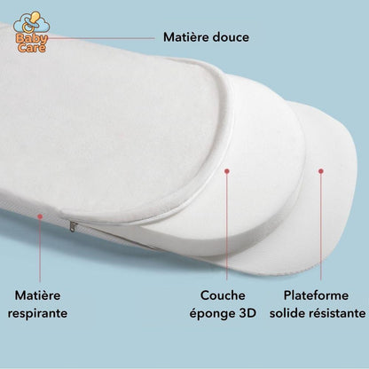 Nacelle Bébé Dinosaure avec Matelas - zoom sur la matière