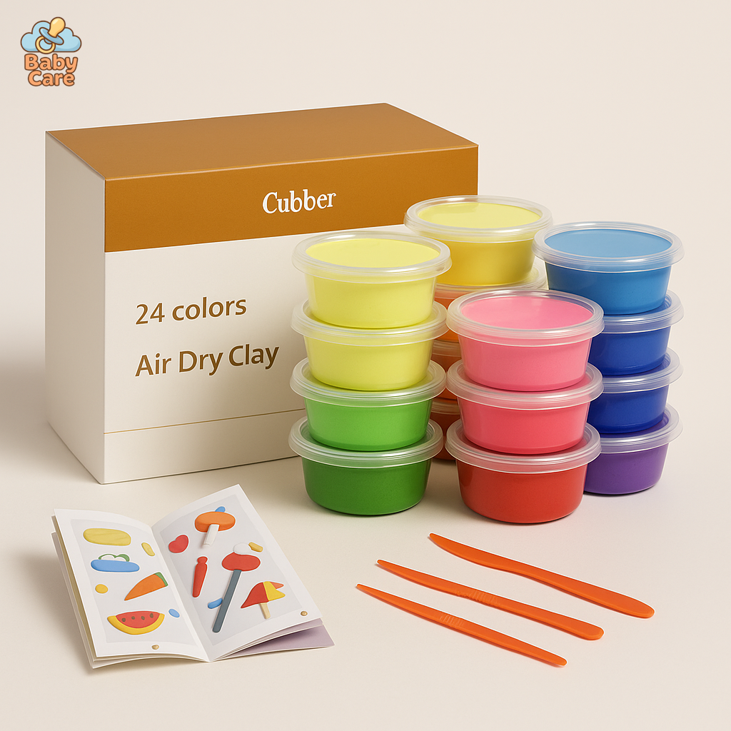 Coffret Pate à Modeler avec Outils et Tutoriel - vue de face