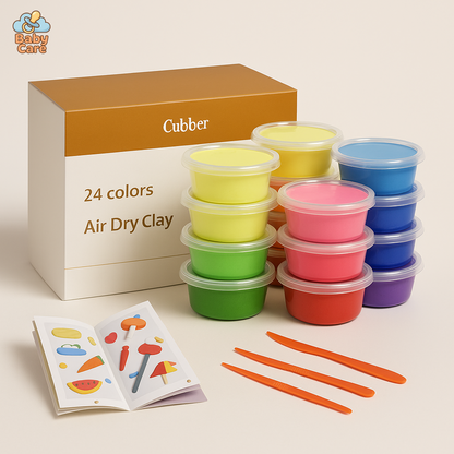 Coffret Pate à Modeler avec Outils et Tutoriel - vue de face