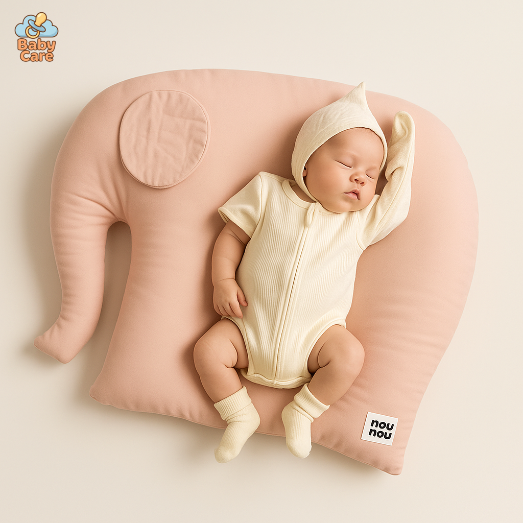 Coussin d’Allaitement Eléphant - vue de face