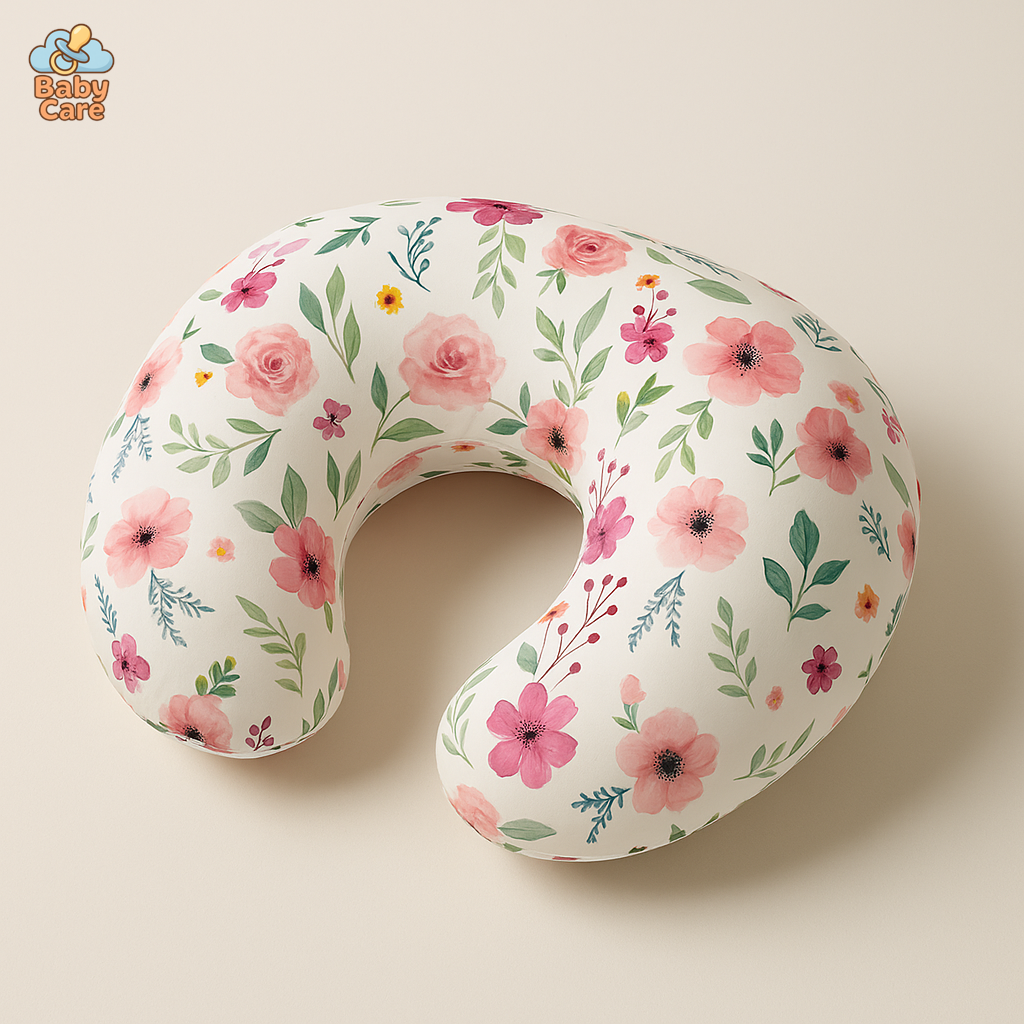 Coussin d’Allaitement Fleur - vue de face
