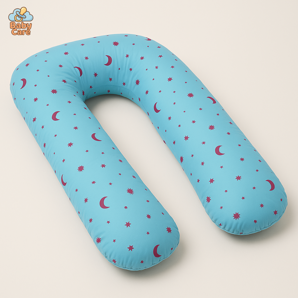 Grand Coussin de Grossesse Lune - vue de face