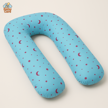 Grand Coussin de Grossesse Lune - vue de face