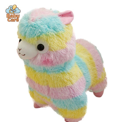 Peluche Alpaga Rainbow |  Baby Care - vue de profil