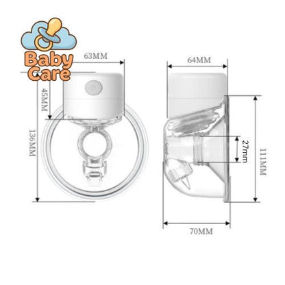 Tire lait Portable électrique sans fil, mains libres, sans bruit - zoom sur la matière