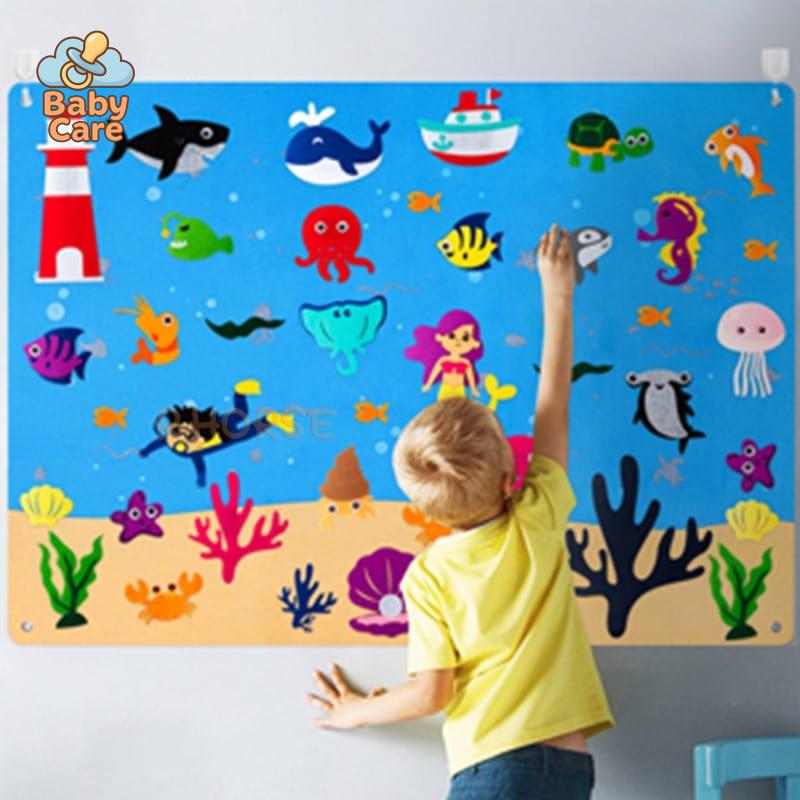 FeltStory™ - Des découvertes et des jeux sans fin ! - Tableau en feutre - packaging du produit