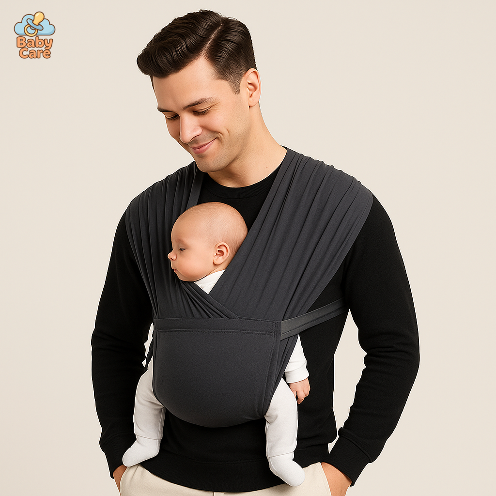 Echarpe de portage Bébé - vue de face