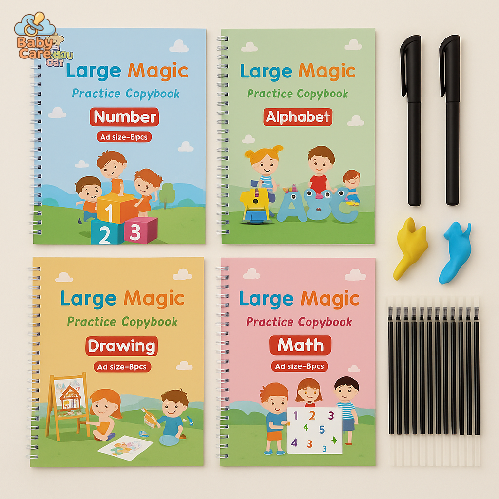 EcoleGenious™ - Livre d'apprentissage de l'écriture - vue de face