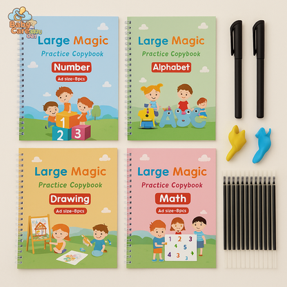 EcoleGenious™ - Livre d'apprentissage de l'écriture - vue de face