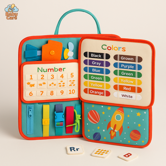 ÉveilMagique - Planche sensorielle Montessori - vue de face