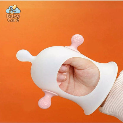 Gant de dentition apaisant - zoom sur la matière