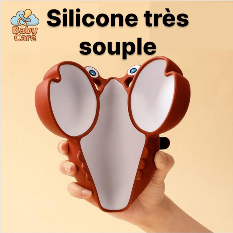 Assiette Silicone Bébé Crabe |  Baby Care - packaging du produit