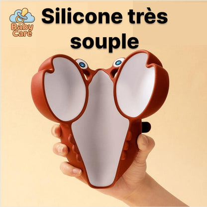 Assiette Silicone Bébé Crabe |  Baby Care - packaging du produit