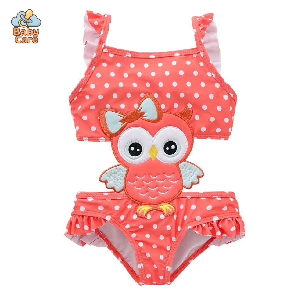 Maillot de bain une pièce mignon bébé fille - utilisation en situation