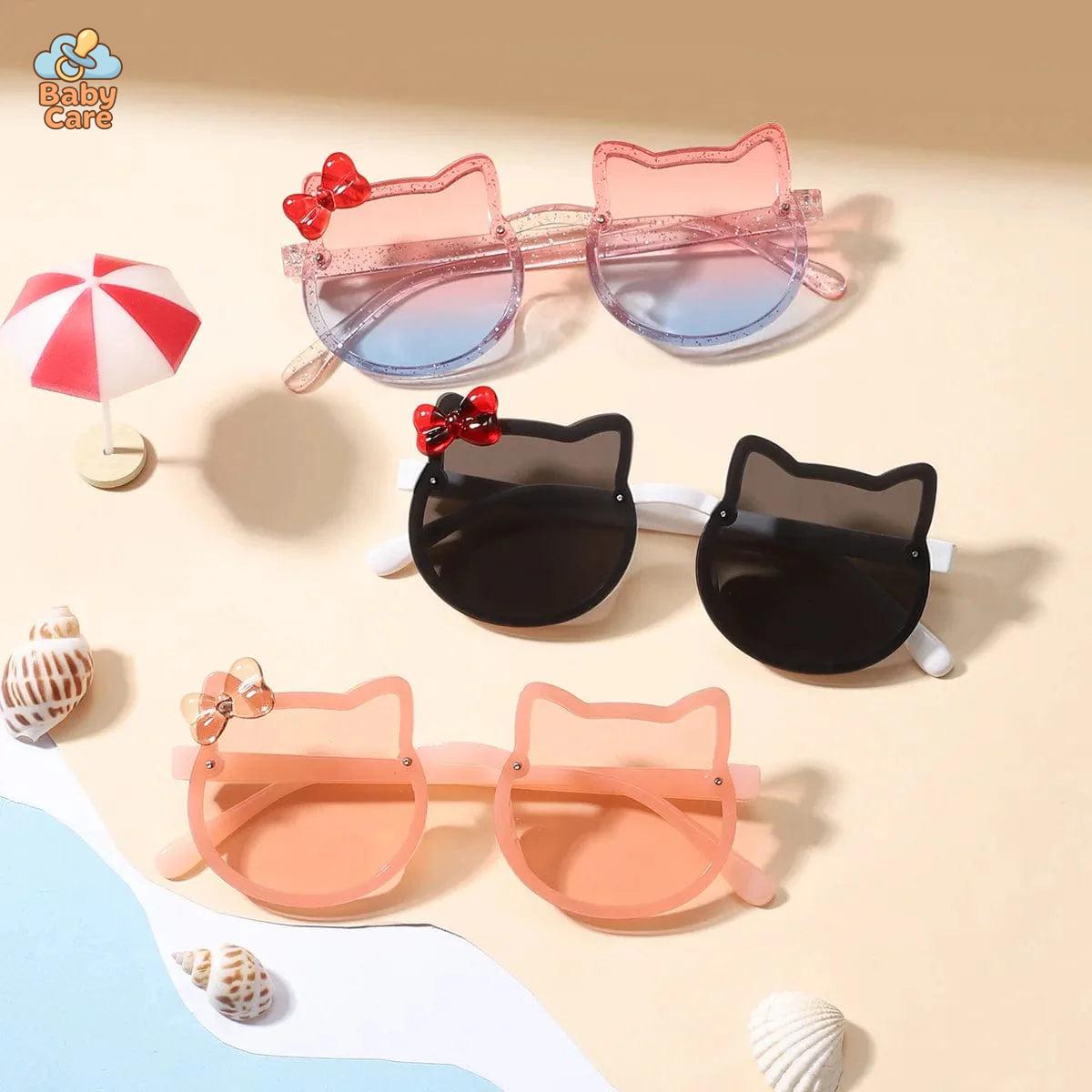Lunettes de soleil bébé et enfant hello kitty uv400 - vue de profil