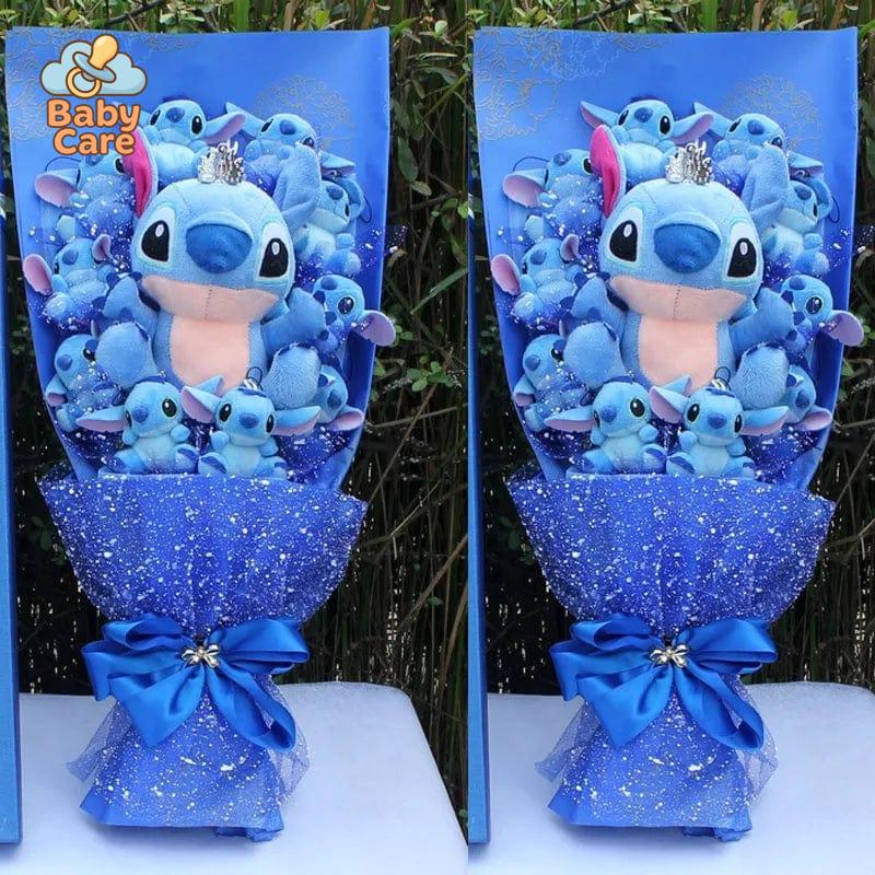 Peluche Stitch Bouquet Cadeau - vue de profil
