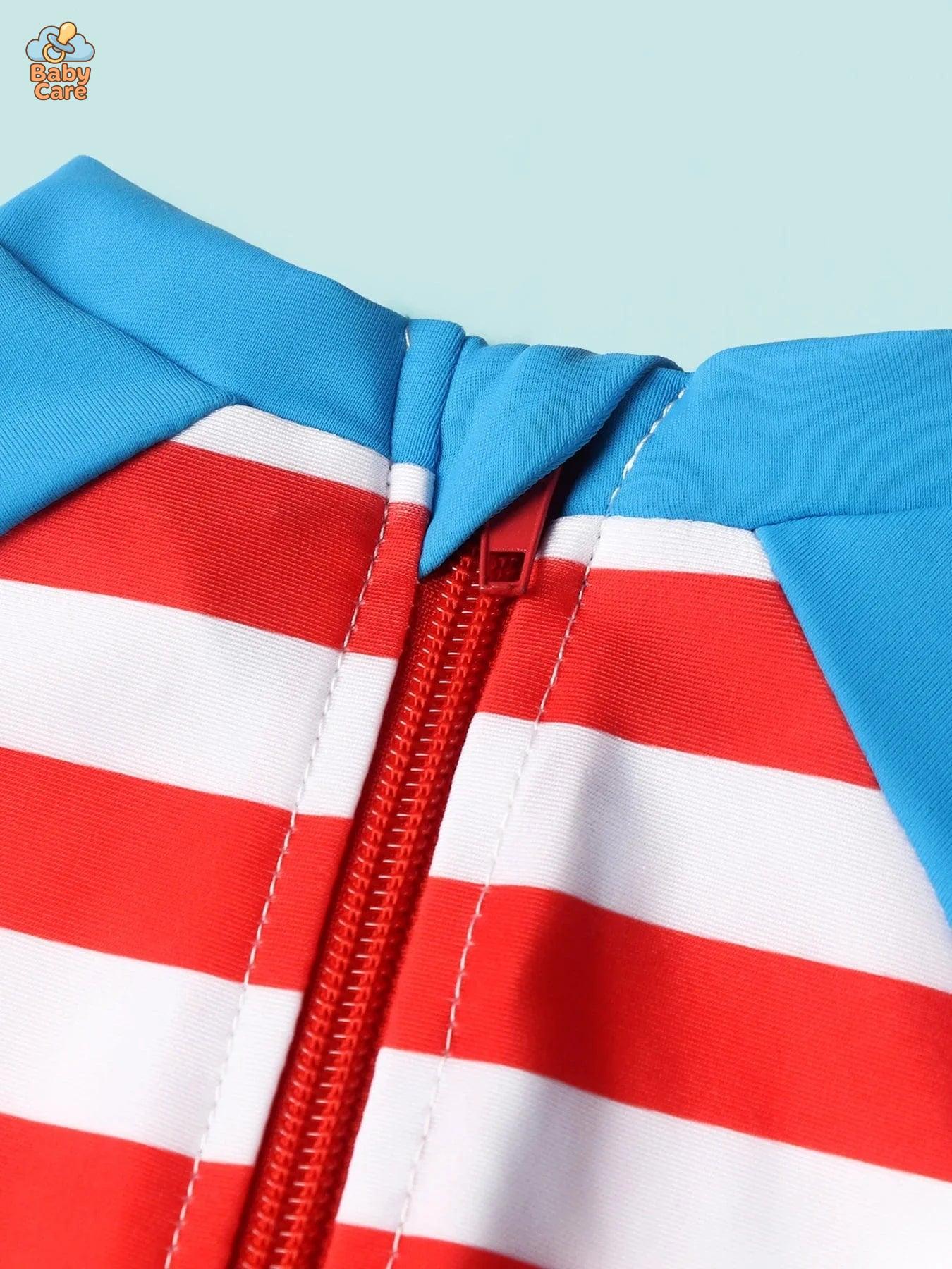 Maillot de bain bébé pieuvre protection UV - utilisation en situation