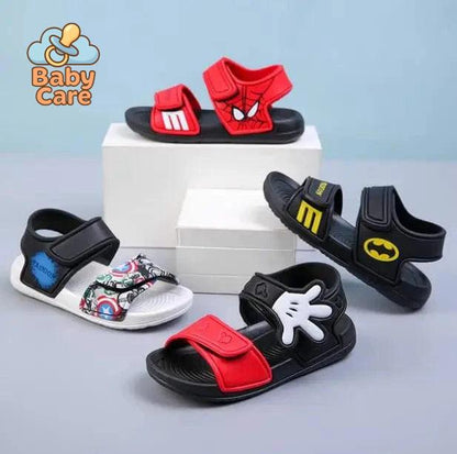 Sandales bébé garçon souples à thème - vue de profil