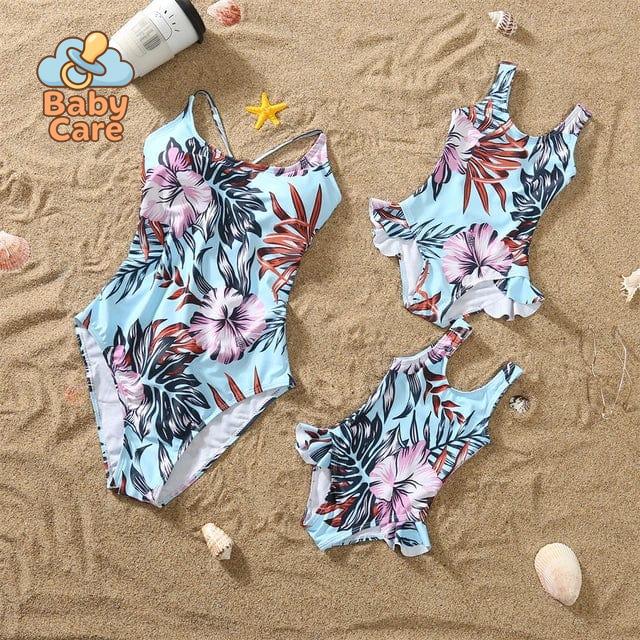 Maillot de bain assorti maman bébé fille bikini - photo 12