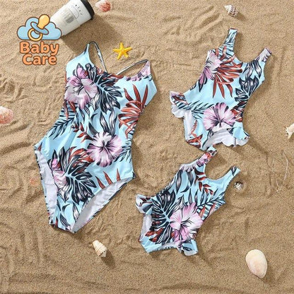 Maillot de bain assorti maman bébé fille bikini - photo 12