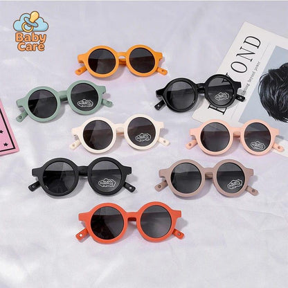 Lunettes de soleil bébé rondes avec sangle - packaging du produit