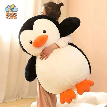 Peluche pingouin calin - vue de profil