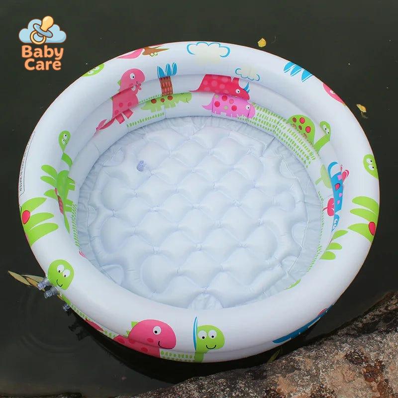 Piscine bébé gonflable dinosaures - photo lifestyle