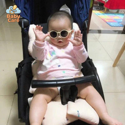 Lunettes de soleil bébé flexibles avec sangle UV400 - zoom sur la matière