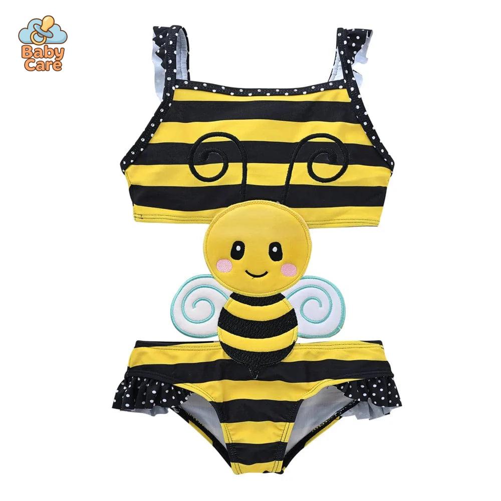 Maillot de bain une pièce mignon bébé fille - packaging du produit