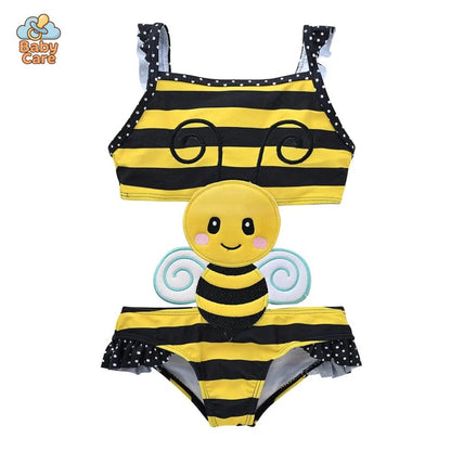 Maillot de bain une pièce mignon bébé fille - packaging du produit