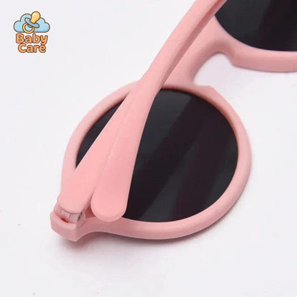 Lunettes de soleil bébé flexibles avec sangle UV400 - packaging du produit