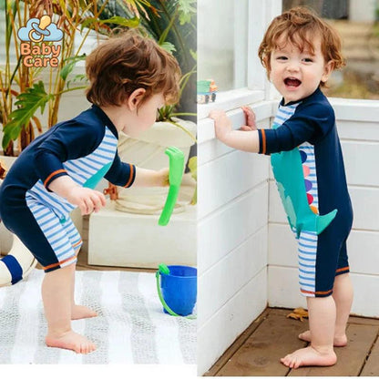 Maillot de bain une pièce bébé garçon protection UV - détail du produit