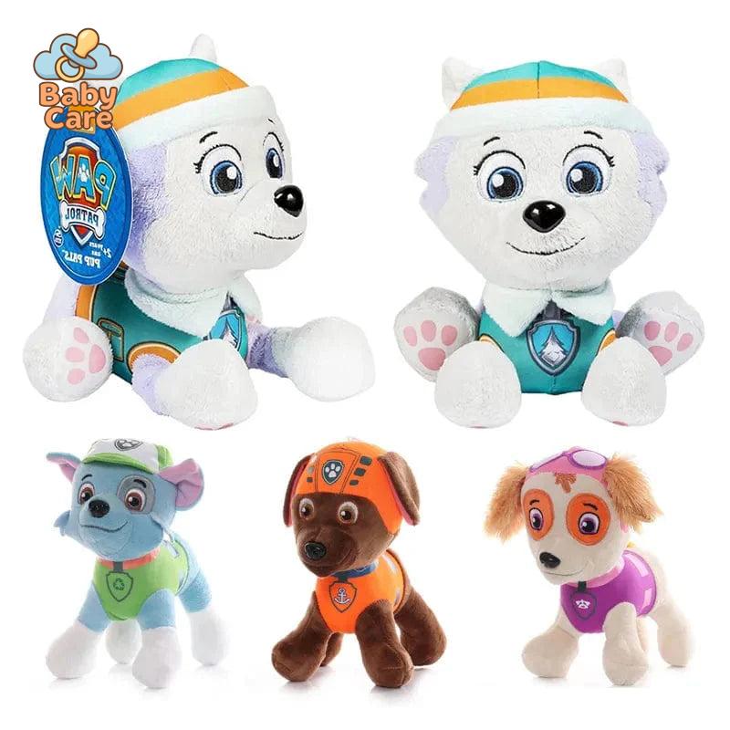 Peluche Pat Patrouille couché - vue de profil