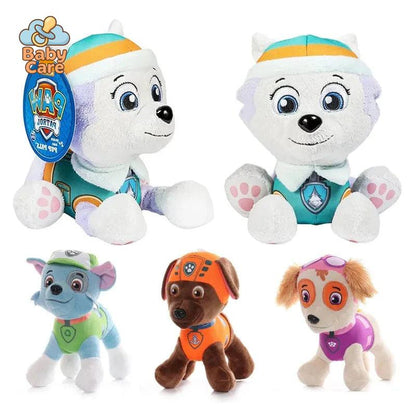 Peluche Pat Patrouille couché - vue de profil