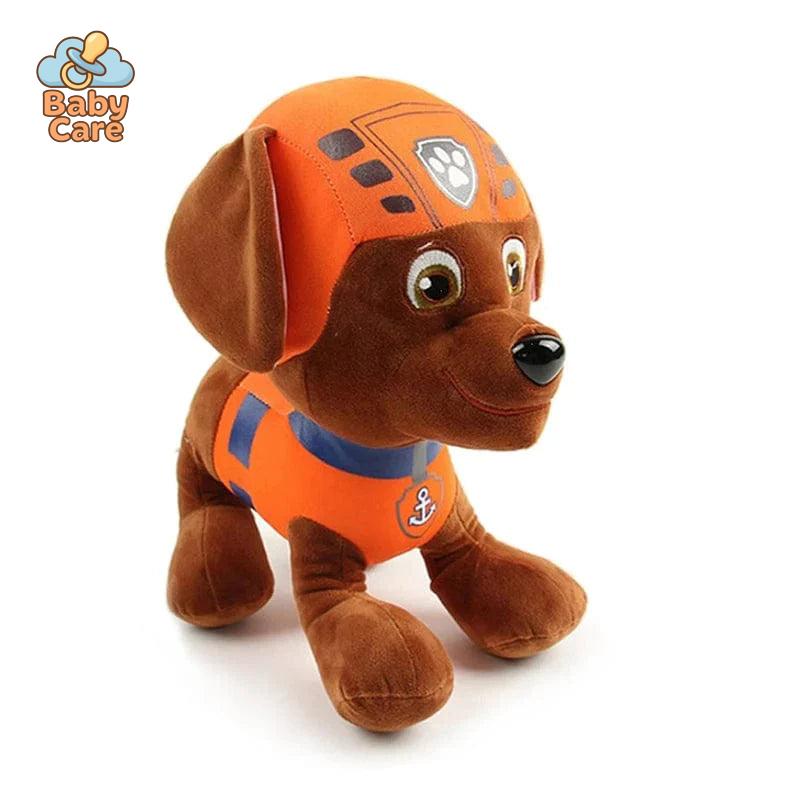 Peluche Pat Patrouille couché - zoom sur la matière