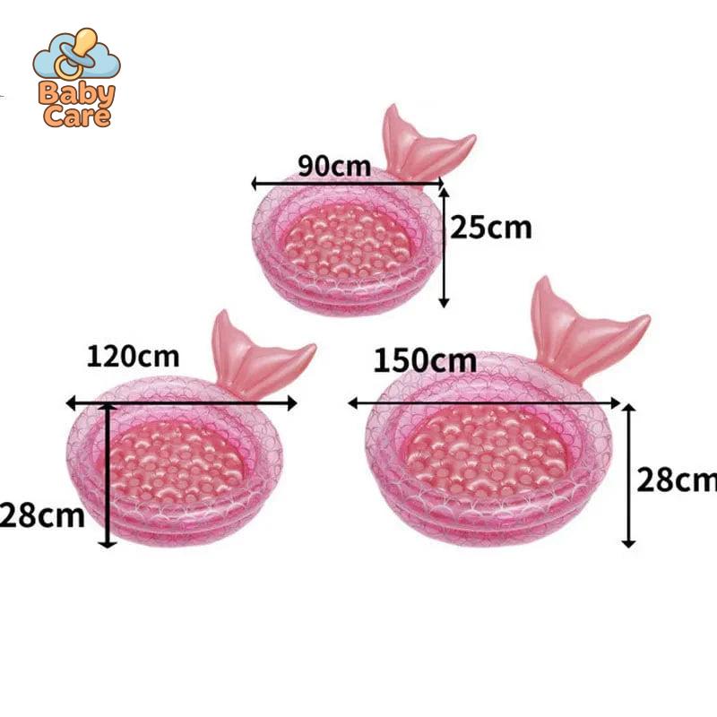 Piscine bébé et enfant sirène magique - zoom sur la matière