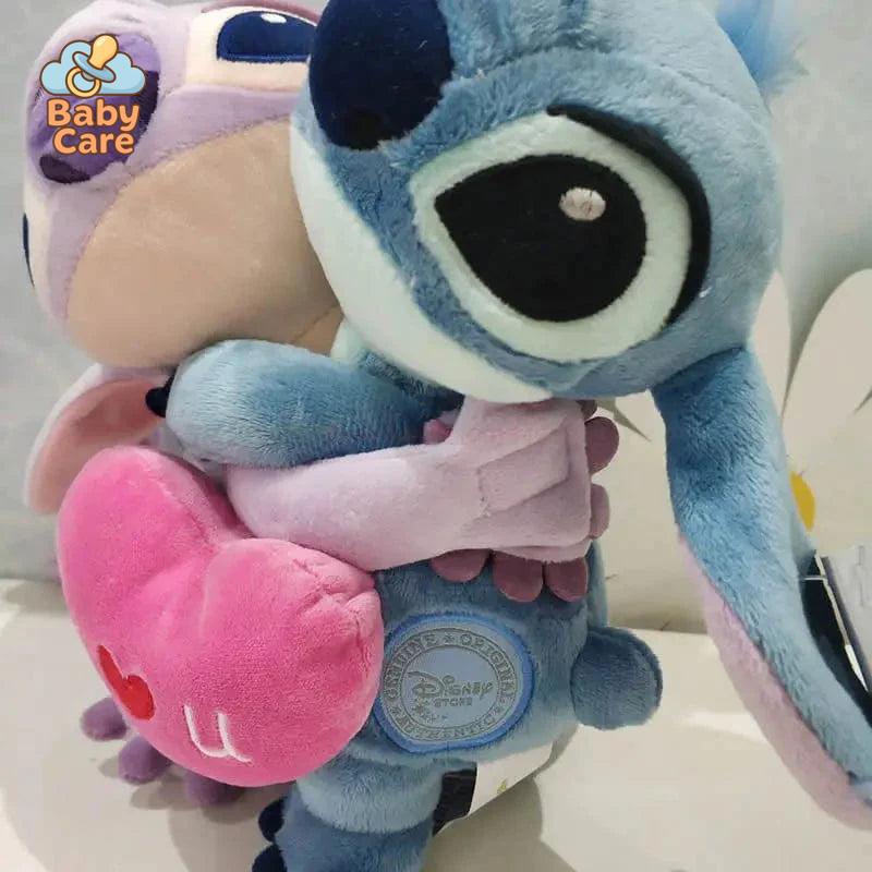 Peluche Stitch et Angel I Love You Duo - zoom sur la matière