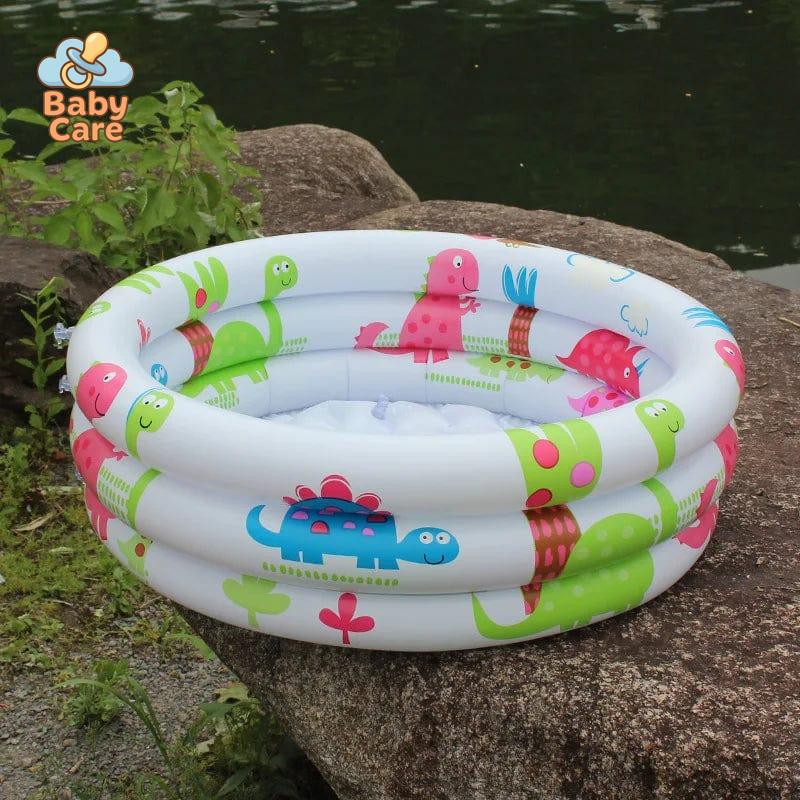 Piscine bébé gonflable dinosaures - packaging du produit