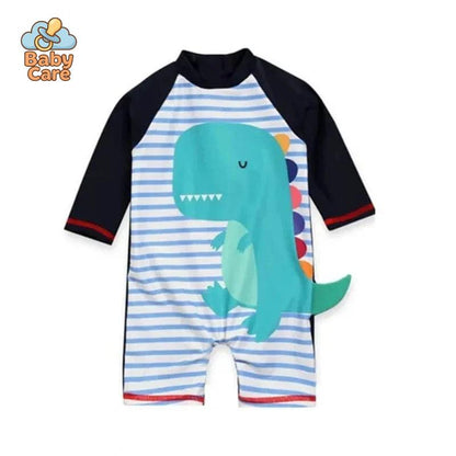 Maillot de bain une pièce bébé garçon protection UV - vue de profil