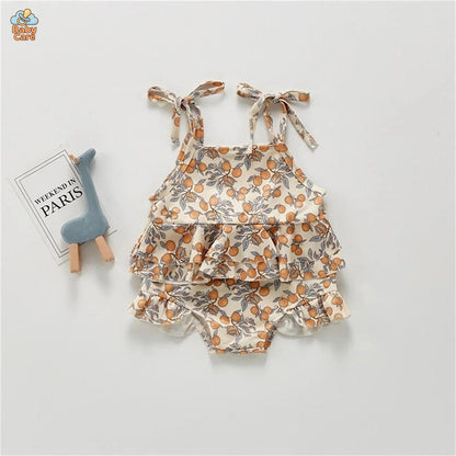 Maillot de bain bébé à imprimé floral - détail du produit