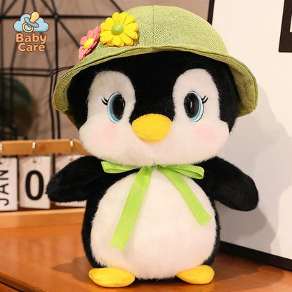 Peluche pingouin kawai - zoom sur la matière