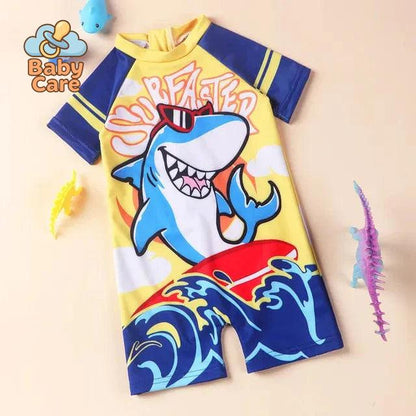 Maillot de bain bébé fermeture éclair protection UV - photo lifestyle