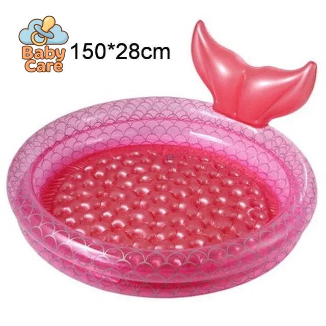 Piscine bébé et enfant sirène magique - photo lifestyle