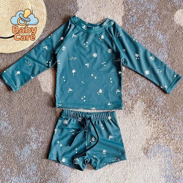 Maillot de bain bébé garçon vacances hawaïens - détail du produit