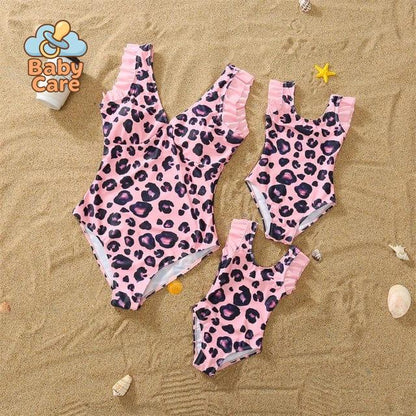 Maillot de bain assorti maman bébé fille bikini - photo 13