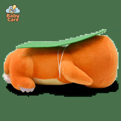 Peluche Salamèche contre la pluie - détail du produit