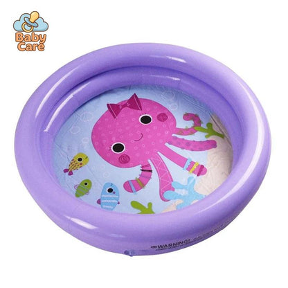 Piscine gonflable pour bébé fond imprimé - vue de profil