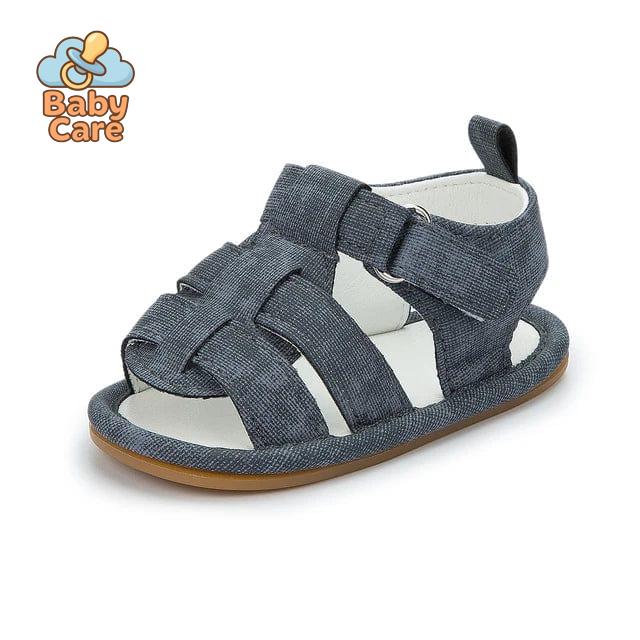 Sandales bébé garçon semelles conforts - photo lifestyle