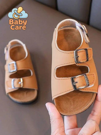 Sandales bébé garçon et filles respirantes designer - photo lifestyle