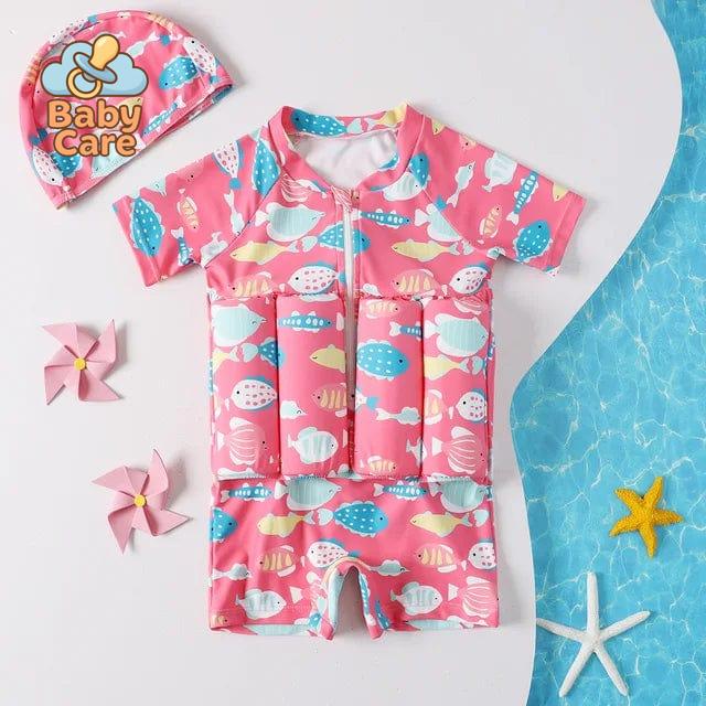 Maillot de bain flottant bébé et enfant - packaging du produit